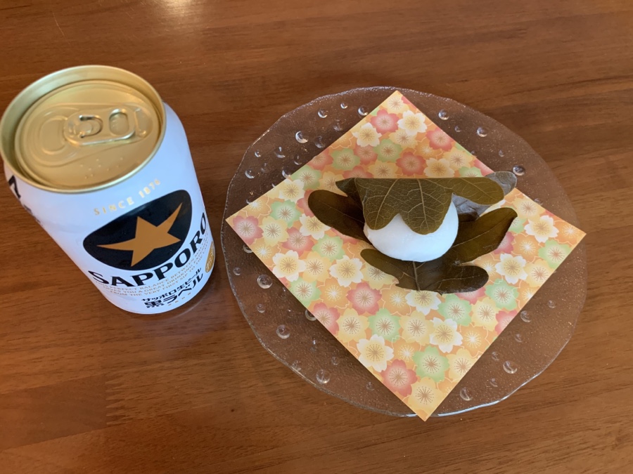 Sapporo Beer kashiwamochi